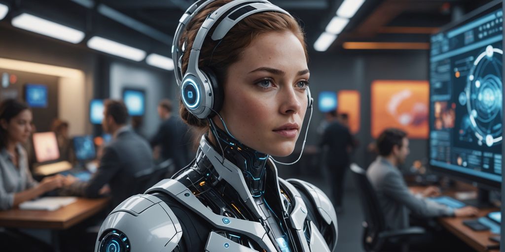 AI assistant enhancing communication through NLP technology