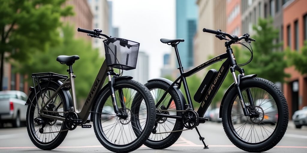 E-Bikes in der Stadt und in der Natur.