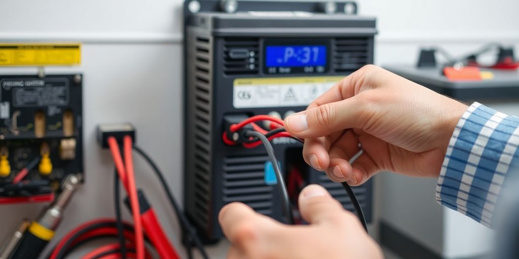 Installation onduleur batterie panneau solaire