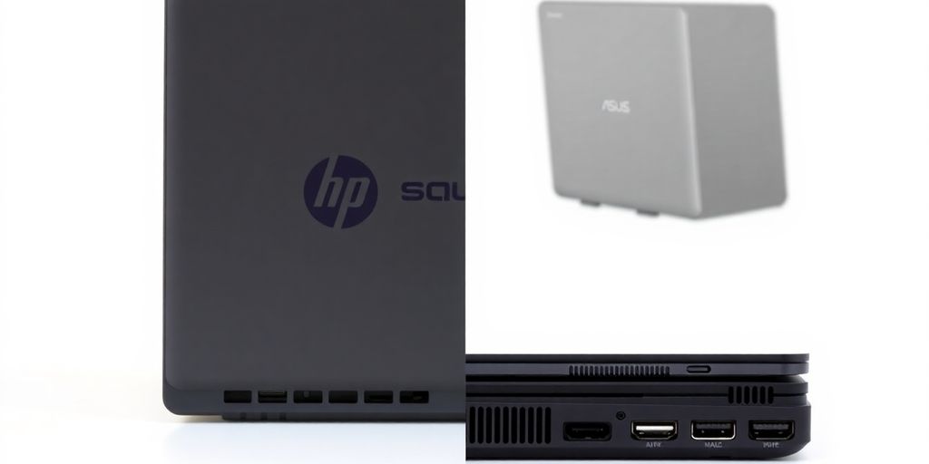 صورة مقارنة بين أجهزة hp و asus