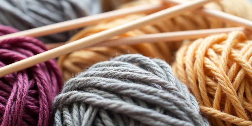 Yarn skeins, subtly varied colors