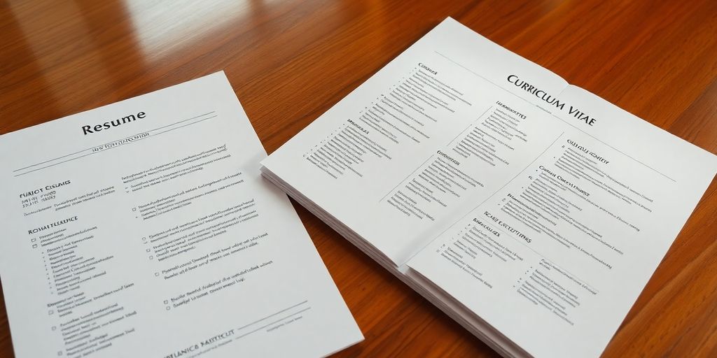 Two distinct professional documents side by side.