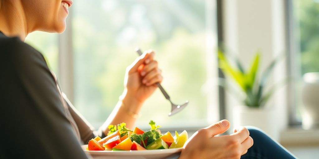 Healthy blood sugar levels with balanced diet and activity.