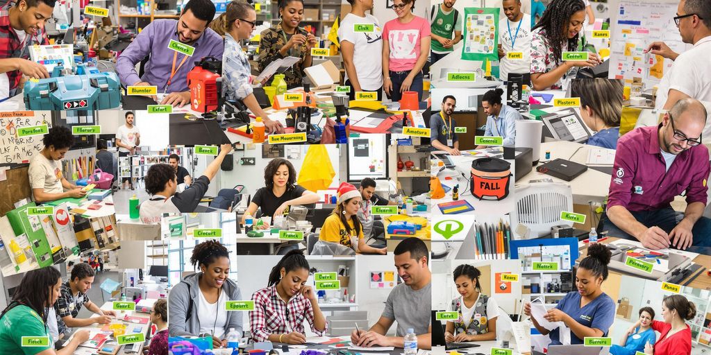 Gründere deltar i opplæringsprogrammer for forretningsutvikling.