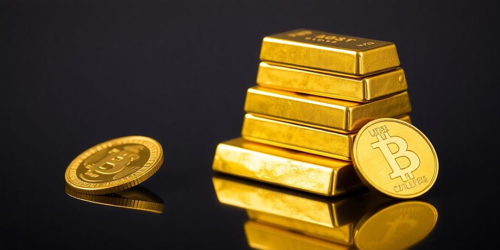 Lingots d'or empilés, pièce d'or, coût de l'or.