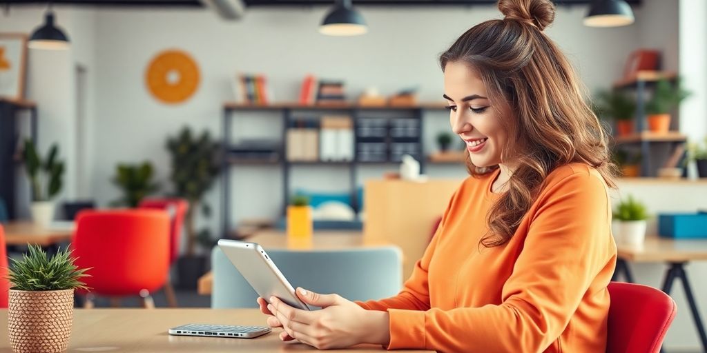 Eigenaar gebruikt sociale media voor bedrijfsontwikkeling.