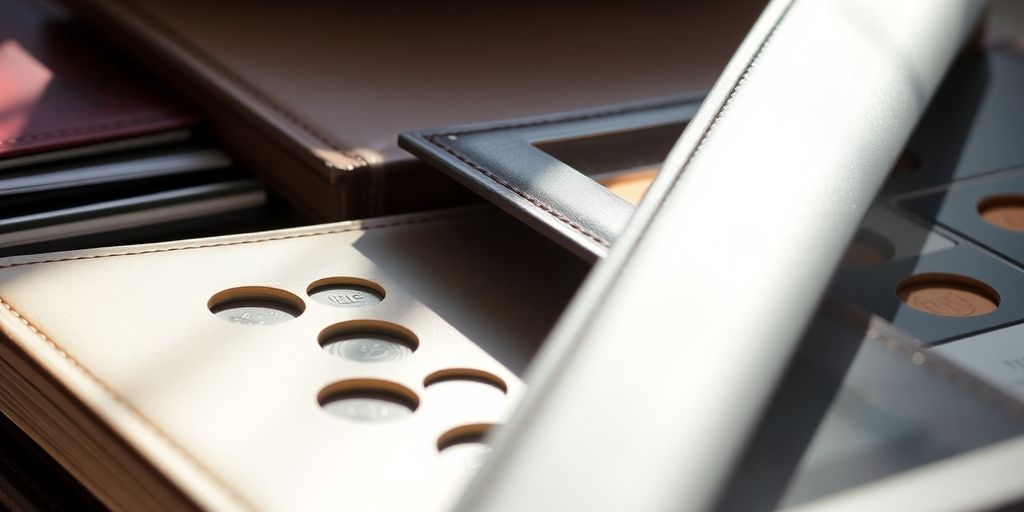 Dallas coin albums for coin collection.