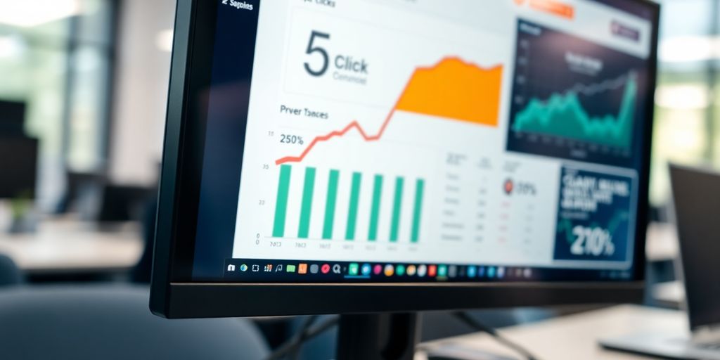 Computer screen with detailed PPC stats showing how does PPC make money