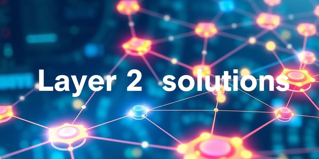 Illustrative image of interconnected blockchain nodes.