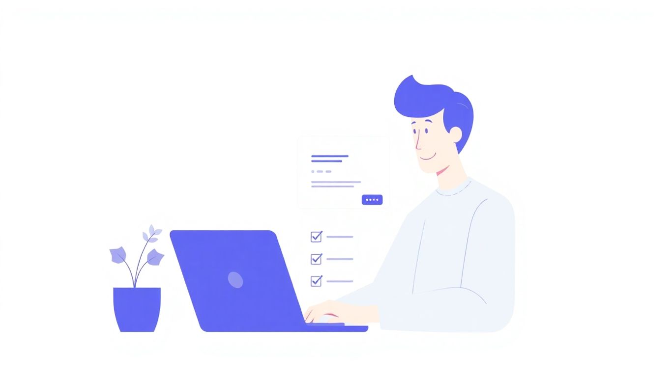 Person som registrerer firmaet på nett.