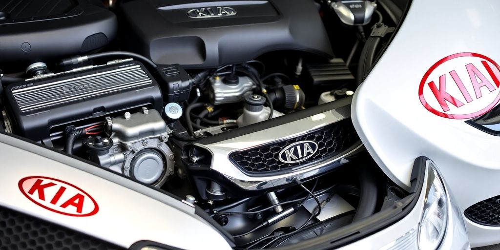 Assortment of new Kia auto parts