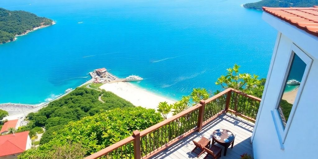 Seaside view of Sea View Holiday House in Cheung Chau.