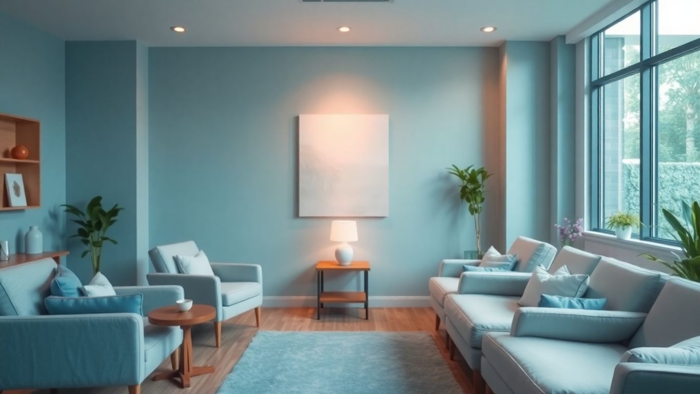 Calming healthcare environment for prostatitis pain management.