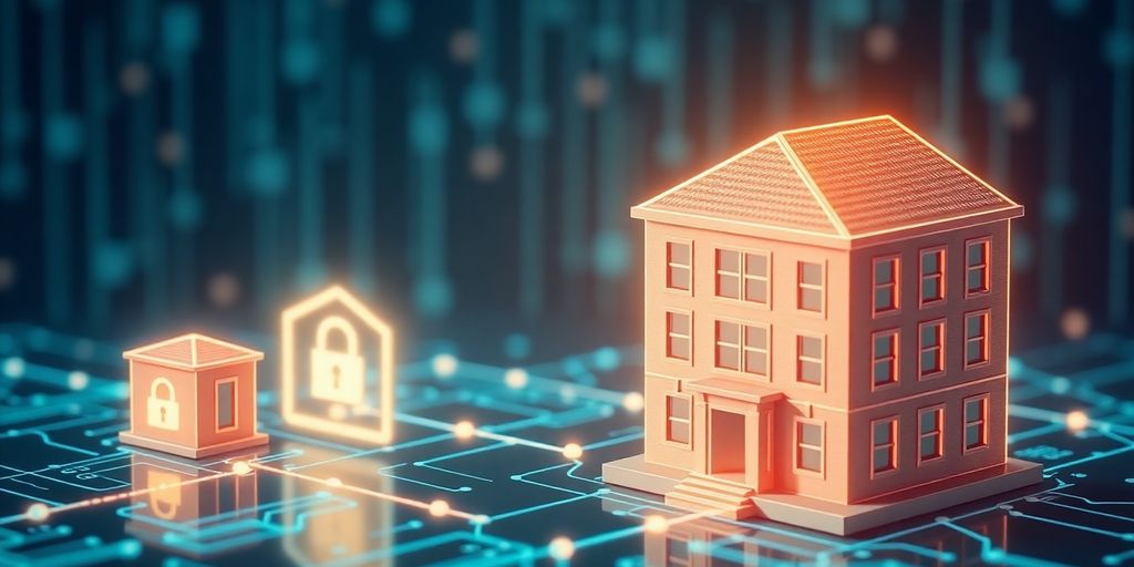 Digital blockchain merging with a physical property.
