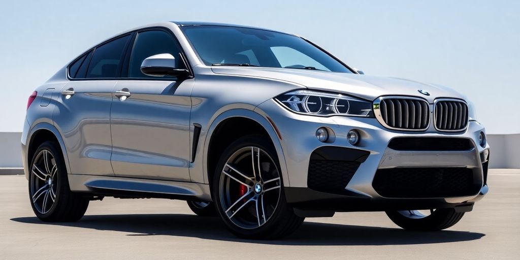 BMW X6 F86 M 2015 parked.