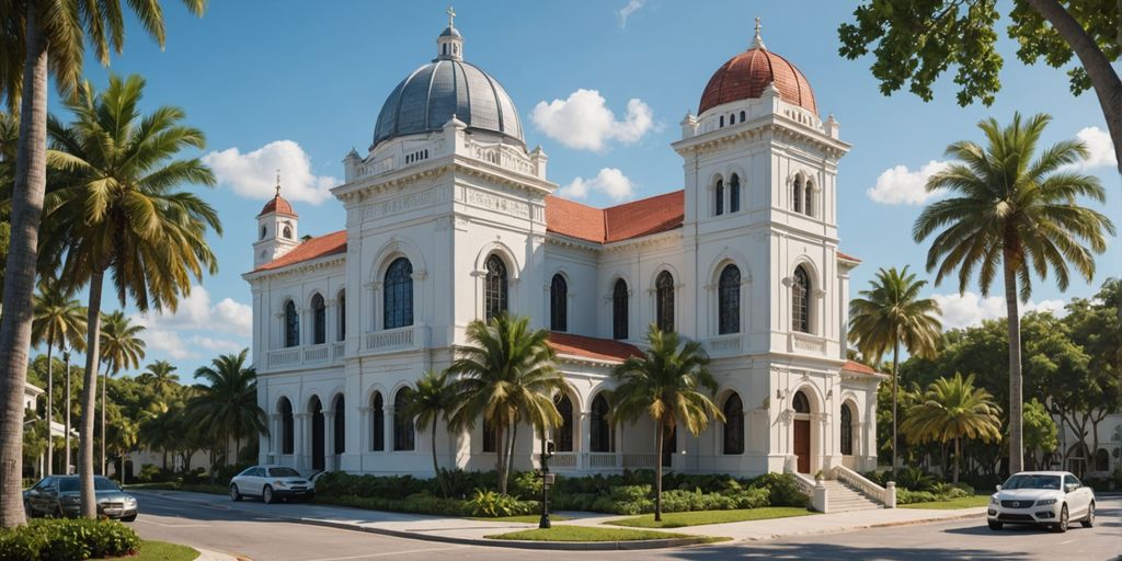 Historic synagogue in Aventura, Florida