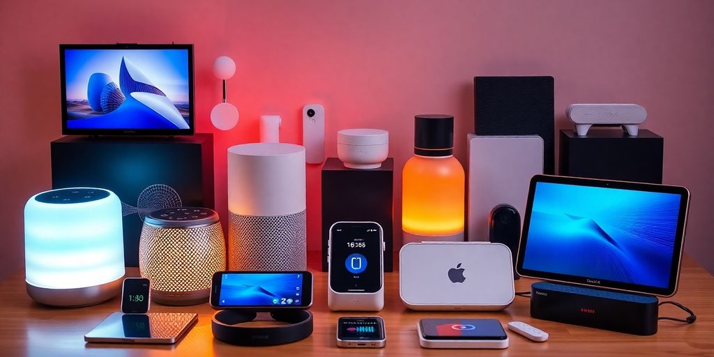 Australian smart home devices and personal gadgets.