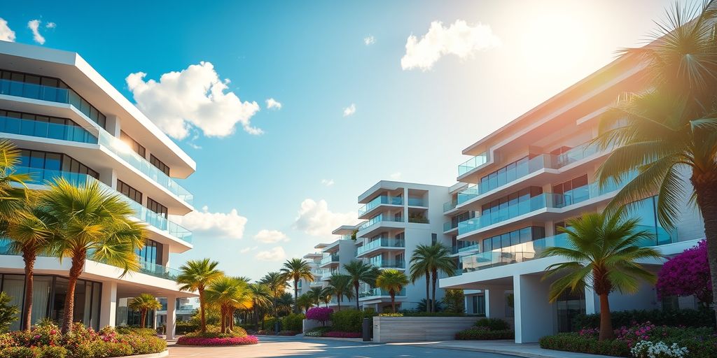 Luxury properties in Miami and Orlando, representing investment opportunities.