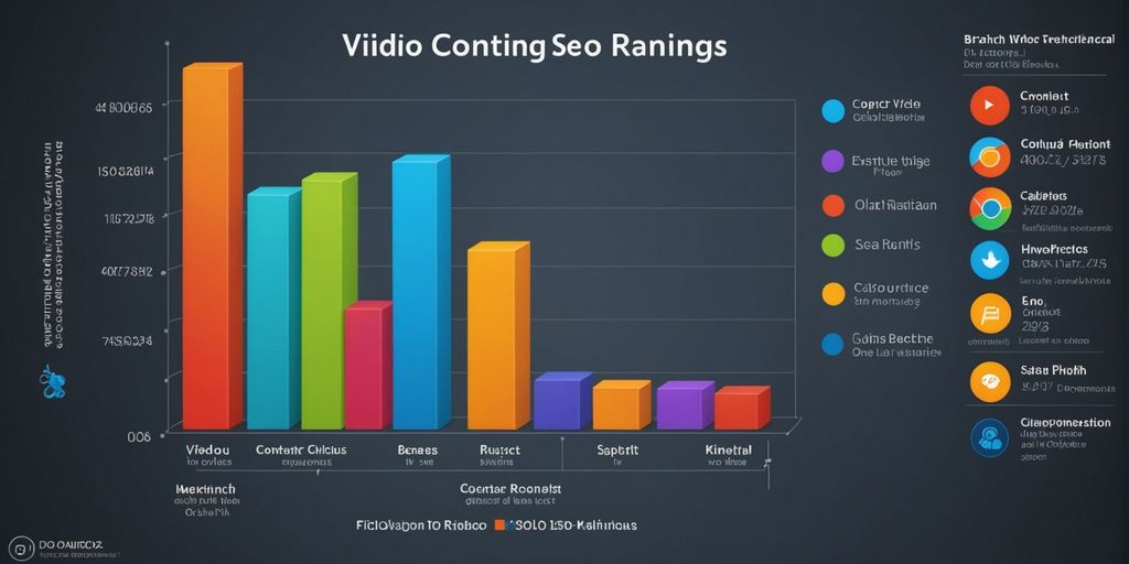 Graph depicting video content impact on SEO in 2024.
