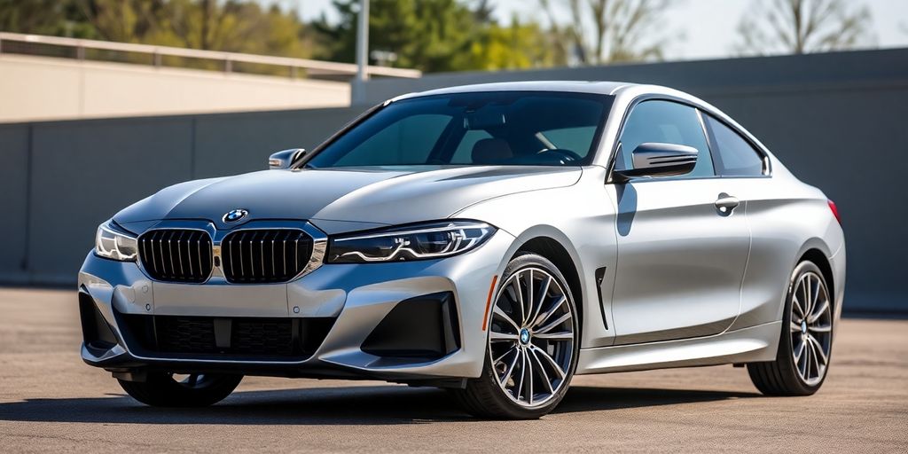 BMW F32 428i coupe in motion.