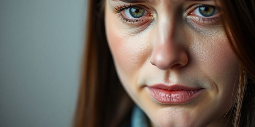 Mulher grávida triste olhando pela janela.