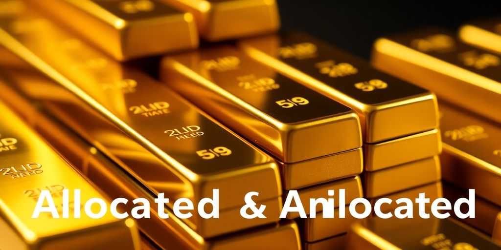 Barres d'or empilées sur un fond flou.