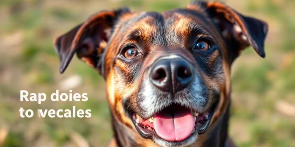 Cachorro saudável em ambiente natural.