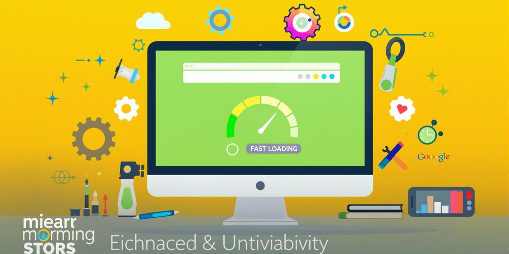 Bilde av en nettside med høy ytelse.