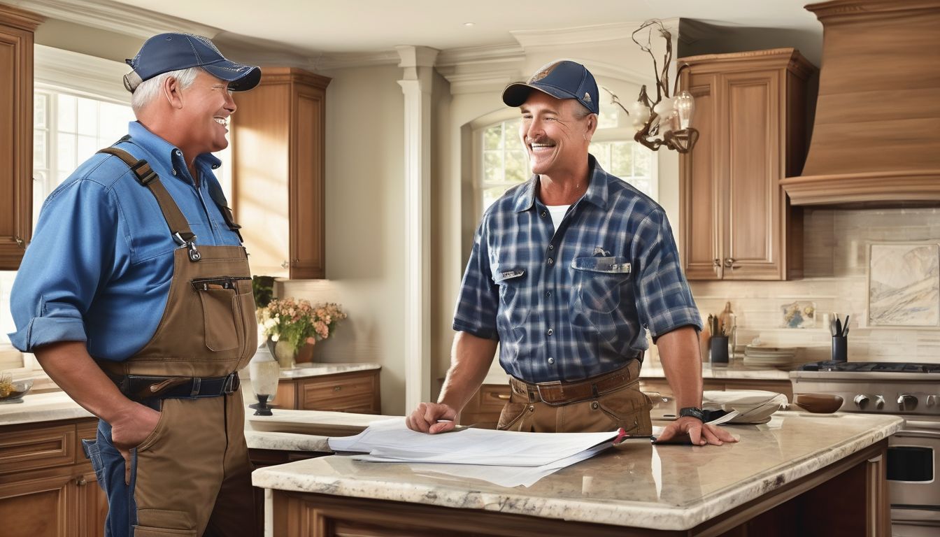 handyman giving multiple quotes to a homeowner