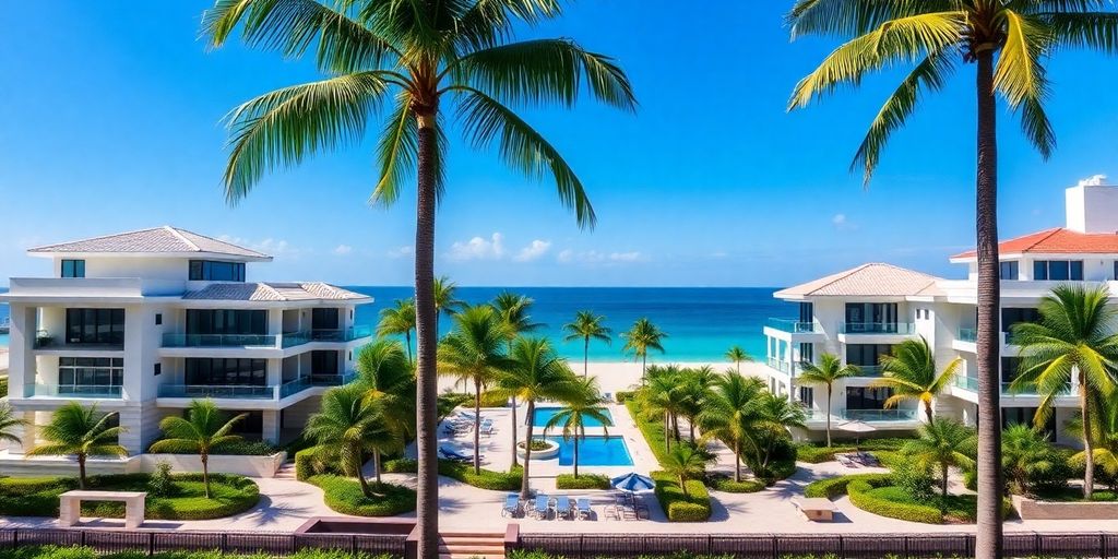 Bal Harbour luxury homes by the vibrant waterfront.