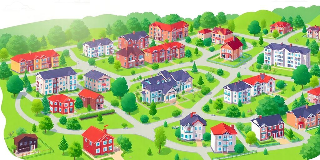 Multi-family property management with diverse buildings