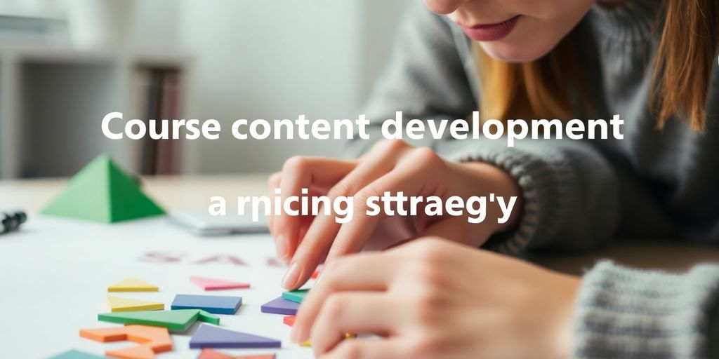 Educator planning course pricing strategy.