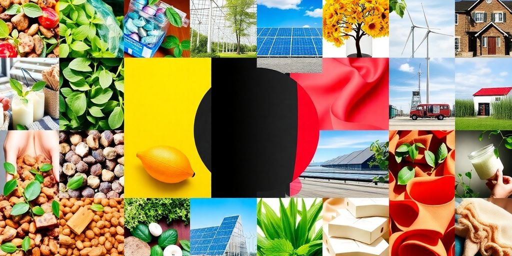 Initiatives belges en matière d’économie circulaire et durabilité.