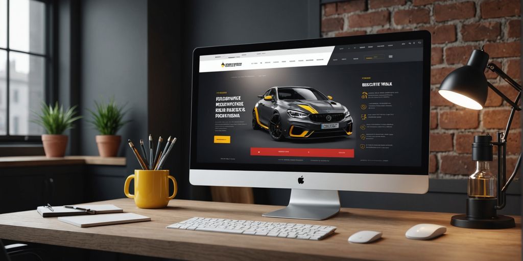 Website showcasing interactive design and animations for 2024 trends.