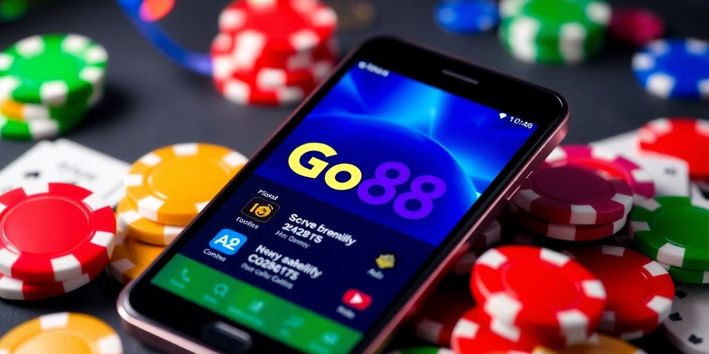 Hình ảnh ứng dụng Go88 trên điện thoại thông minh.