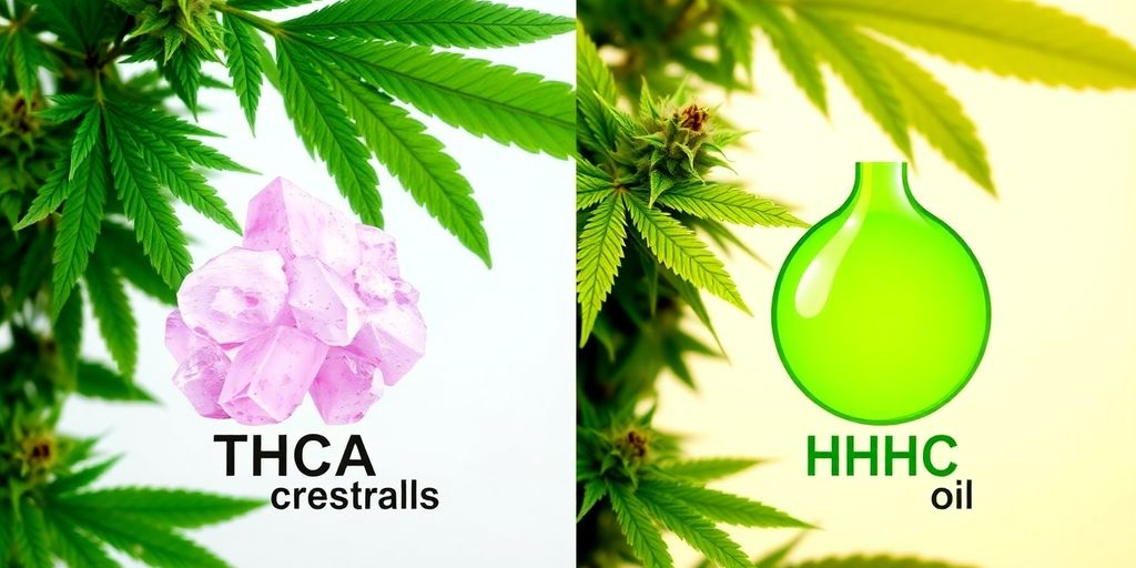 Канабис растения и екстракти THCA и HHC.