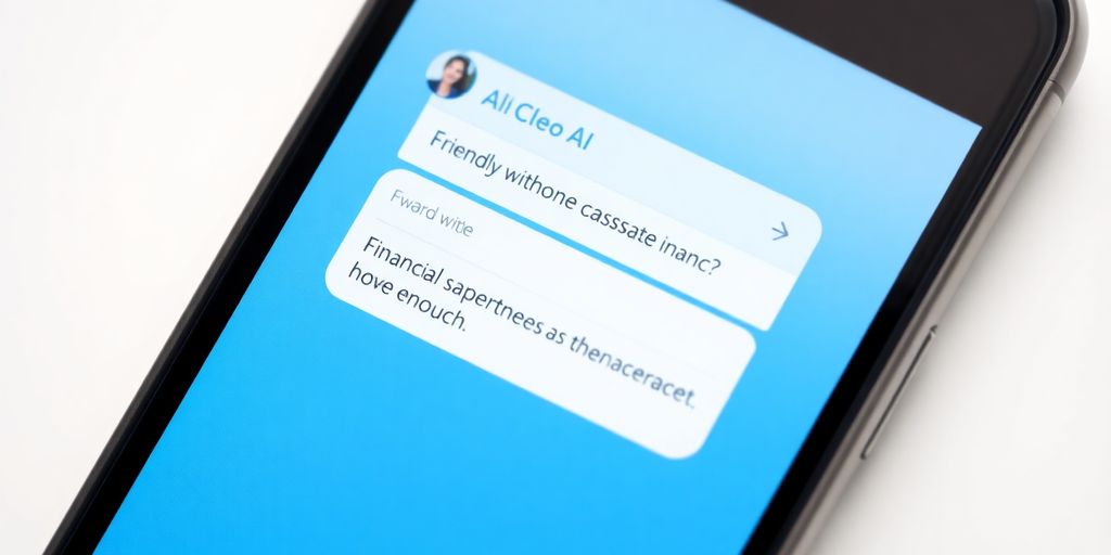Cleo AI assistant interface.