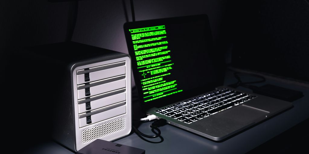 a laptop and a computer