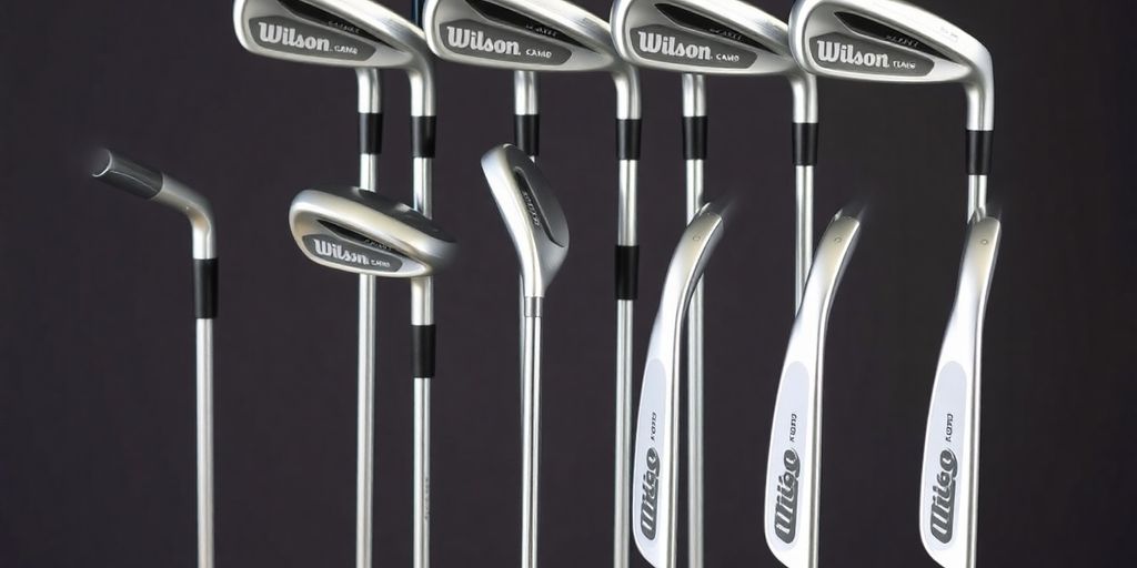 Wilson Profile SGI golf club set for left-handed beginners.
