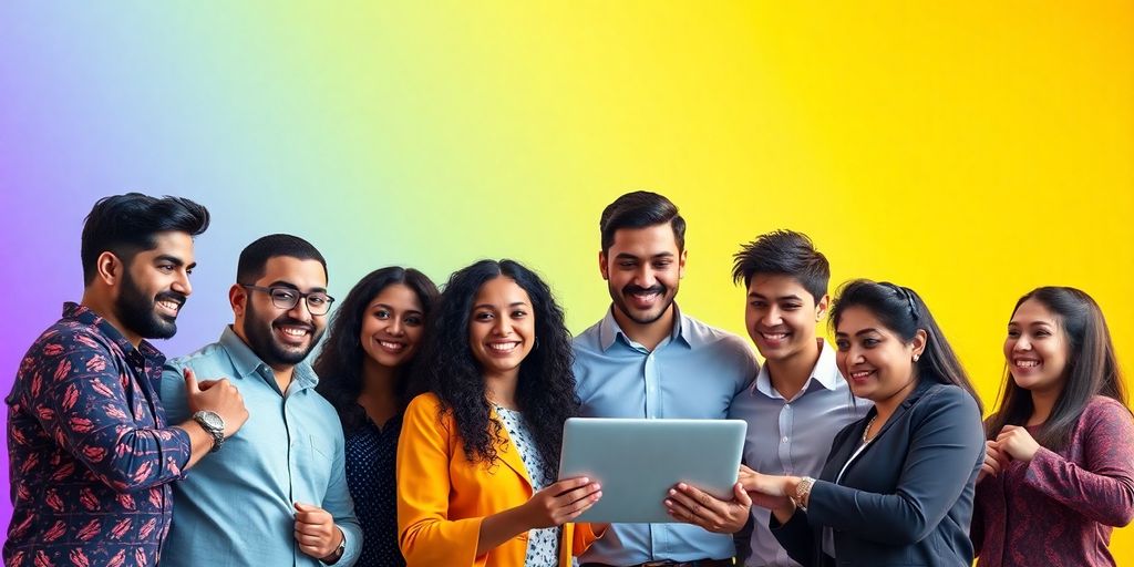 Negocio hispano creciendo, éxito digital.