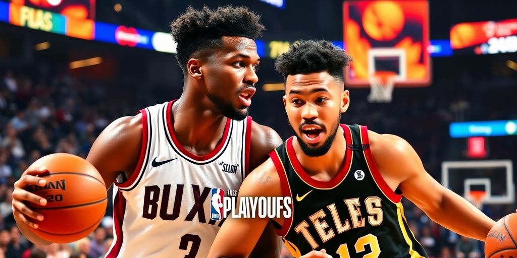 Jimmy Butler and Tyler Herro competing in the playoffs.