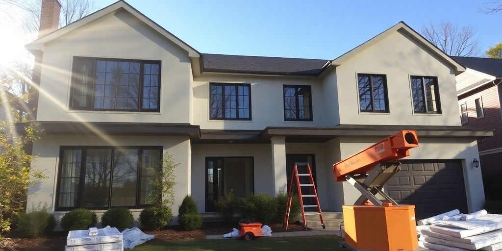 Buckhead home undergoing professional remodeling.