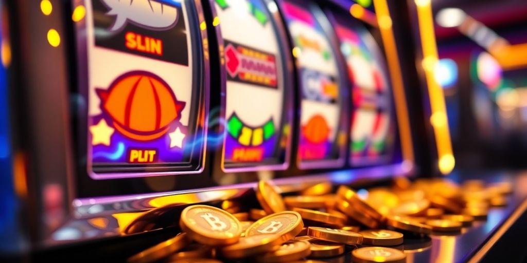 ภาพถ่ายเกมสล็อตและเหรียญทอง
