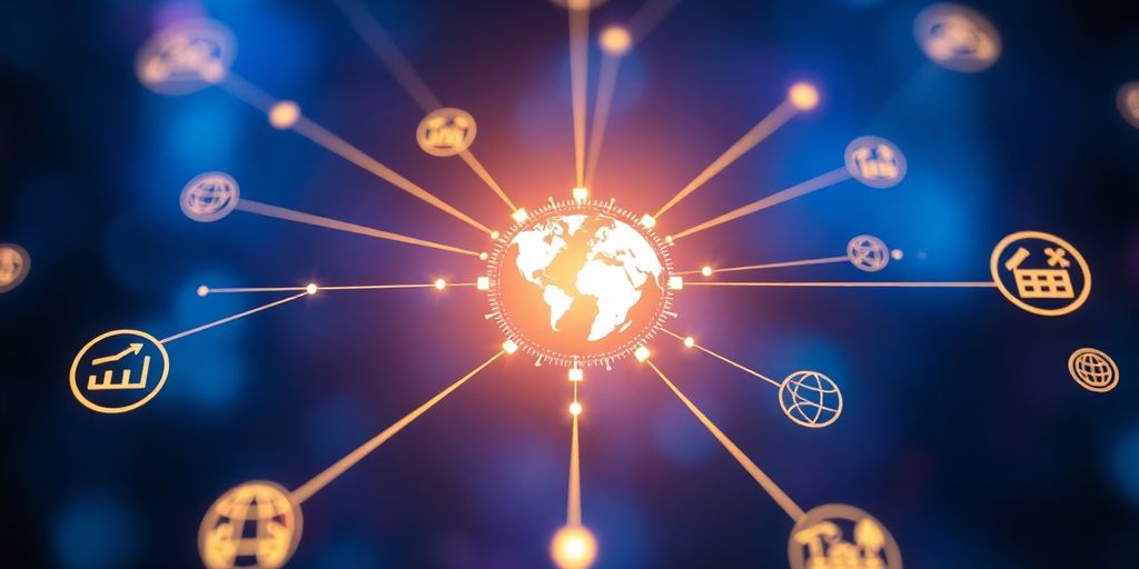 Digital affiliate marketing connections spreading globally