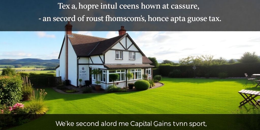 Beautiful UK second home with landscaped garden and scenery.