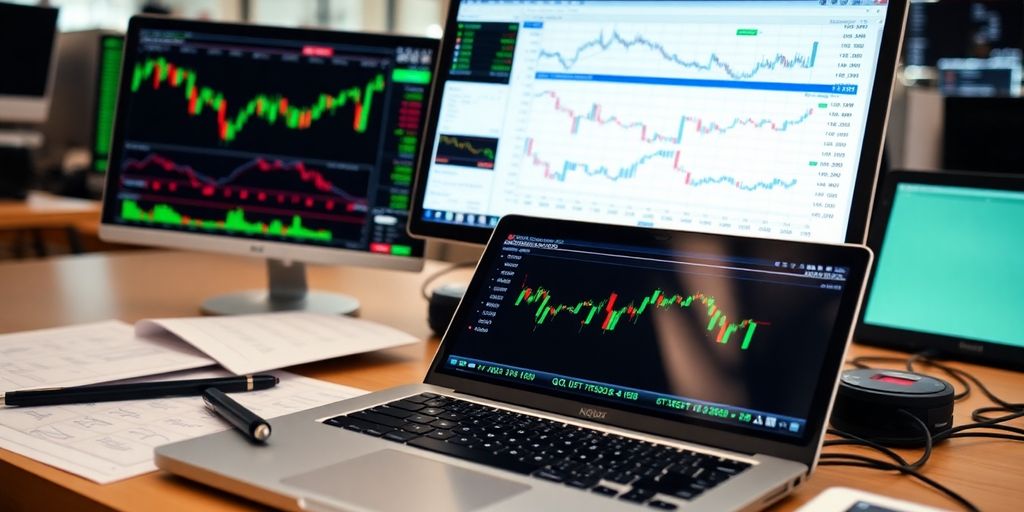 Trading tools for QQQ ETF options in a modern setting.
