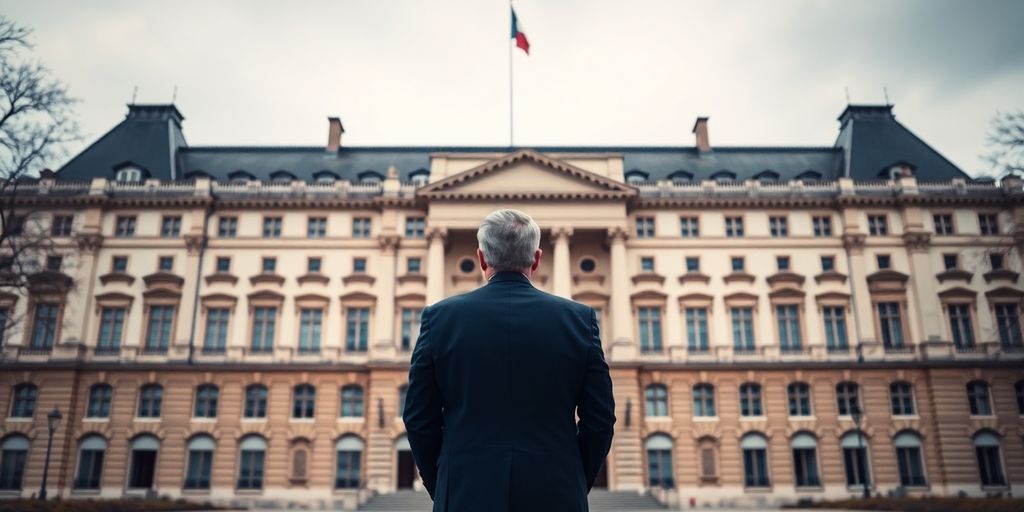 Le président français face au Parlement.