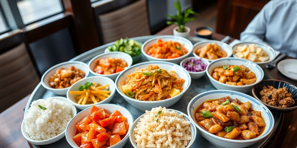 อาหารฮาลาลจีนที่หลากหลายและมีสีสัน