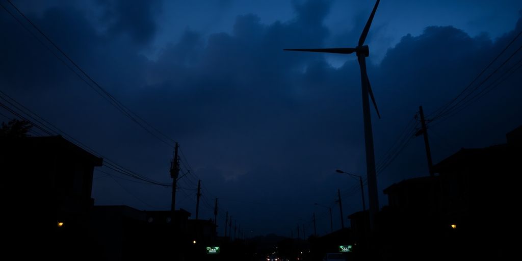 Panne de courant et énergies renouvelables à Cuba.