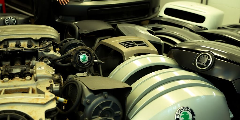 Skoda car parts and mechanics
